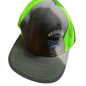 Motorworks Breweing Company Green and Gray SnapBack Cap Bradenton Orlando